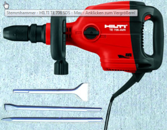 Stemmhammer HILTI TE 700 SDS - Max 