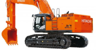 Kettenbagger Hitachi ZX650LC-3 Monoblock OilQuick OQ90 Plauen