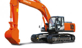 Kettenbagger Hitachi ZX280LCN-3 Monoblock OilQuick OQ70/55 Plauen
