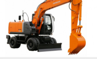 Radbagger Hitachi ZX160W-1 Verstellausleger OilQuick OQ65 Plauen