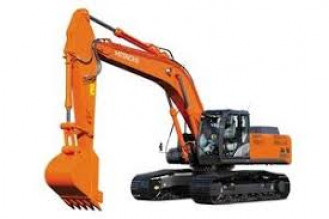 Kettenbagger Hitachi ZX350LCN-5 Monoblock OilQuick OQ70/55 Plauen