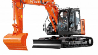 Kettenbagger Hitachi ZX135US Verstellausl Kurzheck OilQuick 65 Plauen