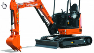 Kompaktbagger Hitachi ZX26U-5 Plauen