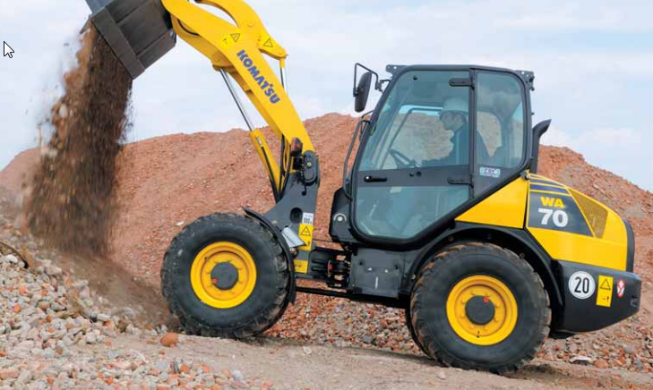 Radlader Komatsu WA70-6 mieten