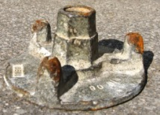 Ankerplatte-Flügelmutter DW15 Ø110mm,Pzul=90KN 0.7kg Schalung Zubehör Spannschloss 