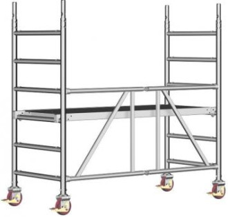 Fahrgerüst Arbeitshöhe 2.90m Layher Zifa 