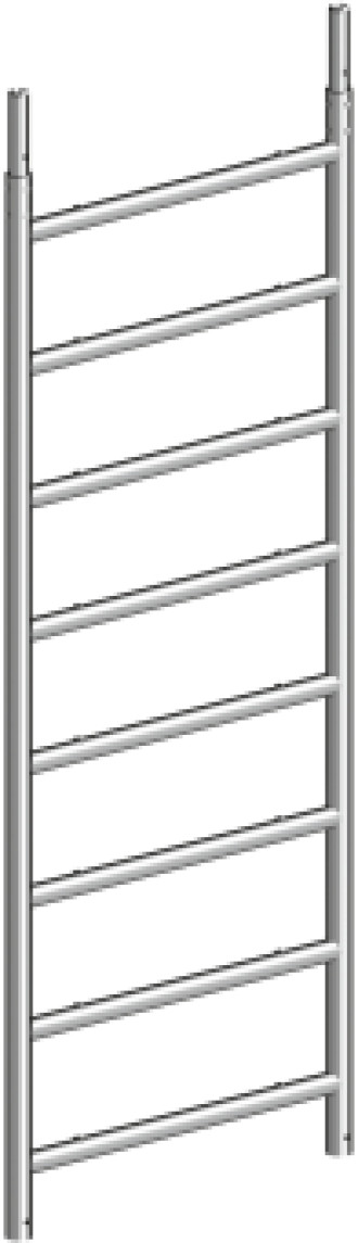Standleiter Layher 0.75x2.00m/8 Alu 
