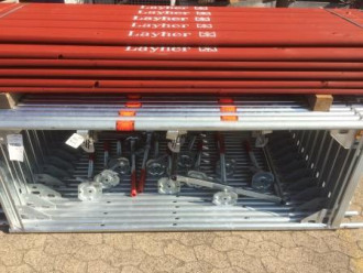 Baugerüst Set 44m² Fassaden Layher Blitz Gerüst 
