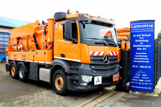 Spülwagen mieten Antos 2548 6x2 Kroll 13,5m³ Saug u. Druck Spülfahrzeug ADR/GGVS 