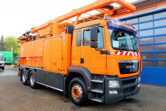 TGS 26.430 6x4 Müller 15m³ Wasserrückgewinner WRG Saug u.Druck+HD 