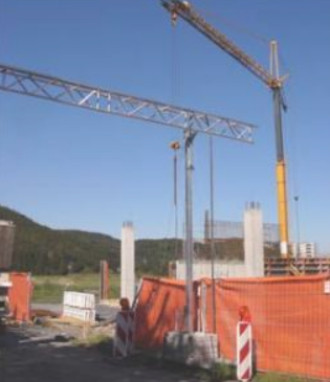 Straßenüberführung Kabelbrücke Breite 11,5 m