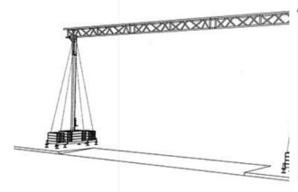 Straßenüberführung Kabelbrücke Breite 11,5 m