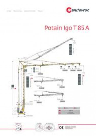Baukran Potain IGO T 85 A 
