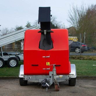 Häcksler Anhänger TS-Industrie Holzhäcksler Aststärke bis 200 mm 