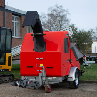 Häcksler Anhänger TS-Industrie Holzhäcksler Aststärke bis 200 mm