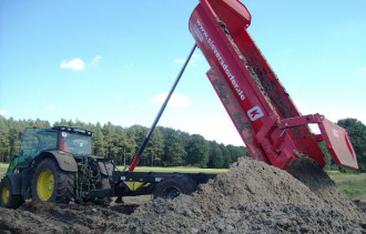 Muldenkipper Anhänger Sandkipper Kieskipper mit Hardox Mulde