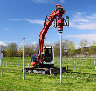 mobile Erdanker Fundamente betonlos herstellen 