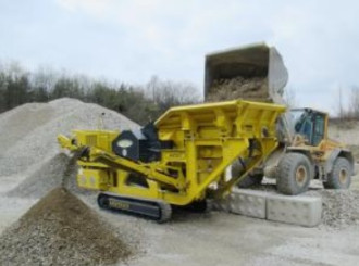 Backenbrecher raupenmobil Keestrack B3 Mannheim