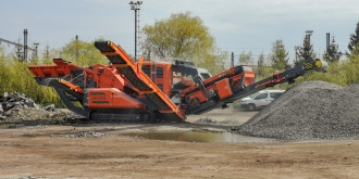 Raupenmobile Prallbrechanlage RESTA OH3RS 