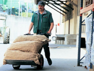 Elektrodumper - Elektrodumper - Elektrotransporter - Elektroschubkarre