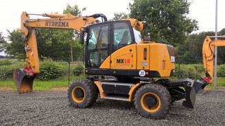 Mobilbagger Hydrema MX18 Lübeck