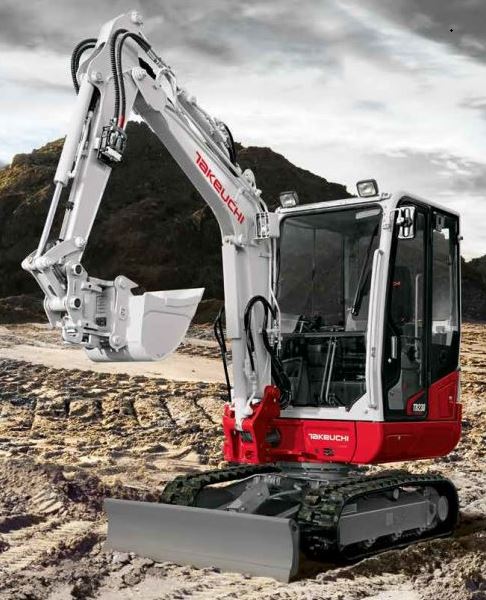 Takeuchi TB 230 Minibagger mieten