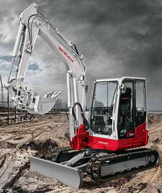 Takeuchi TB 260 Minibagger mieten