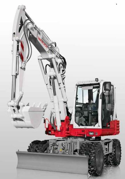 Takeuchi TB 295 W Mobilbagger mieten