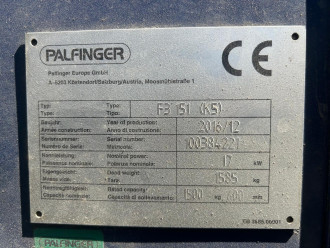 Mitnahmestapler Palfinger F3 151 (K5)