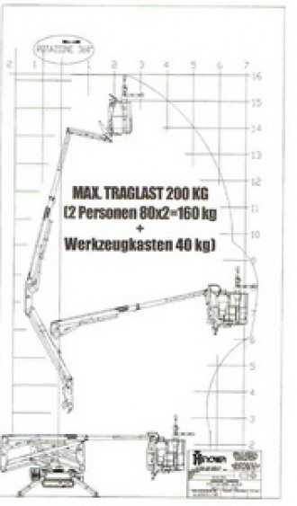 Raupenarbeitsbühne Goldlift17.80