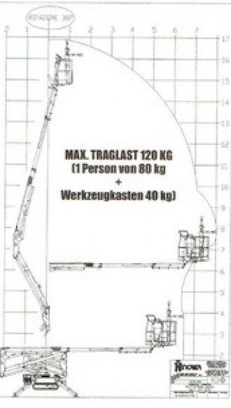 Raupenarbeitsbühne Goldlift17.80