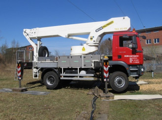 LKW Arbeitsbühnen mieten Bison Palfinger TKA 35 KS Kiel