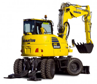 Komatsu PW 98 MR-10 Mobilbagger Lörrach