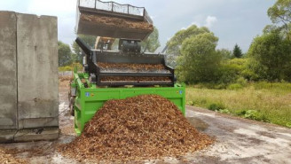 Siebanlage Flachdecksiebanlage DB40L * HUMUS * SAND * KIES * HACKSCHNITZEL * 