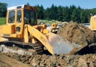 Liebherr 631 Laderaupe Lörrach