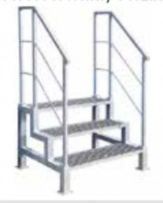 Treppe Abwassertanks Container 