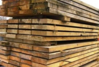Verbau Dielen Holz 