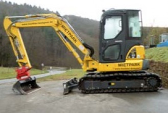 Komatsu PC 55 mit Powertilt Lörrach
