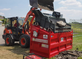 Siebanlage SBS 40L Flachdecksiebmaschine 