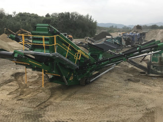 Klassiersiebanlage S130/3 Deck McCloskey inkl. DUAL POWER