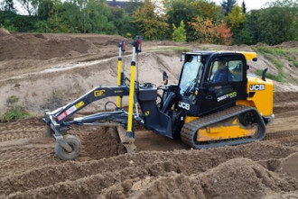 Raupenlader Grader Laserausrüstung Baden-Baden
