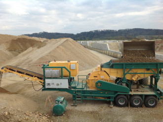 Splittbrecher Prallmühle radmobil 10-10-4, SMR, 50 To 