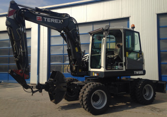 Mobilbagger Terex TW 85 Ludwigsburg