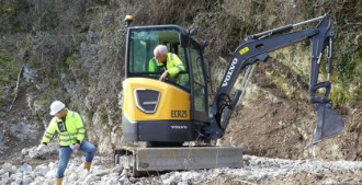 Elektro Minibagger Volvo EC 25 Electric Velbert