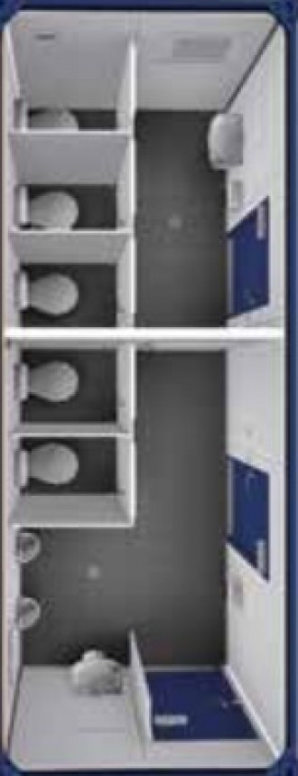 WC Container Damen Herren  Germering