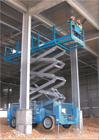 Scherenbühne 15 m Allrad Doppeldeck