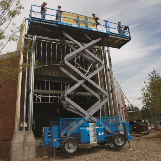 Scherenbühne 15 m Allrad Doppeldeck