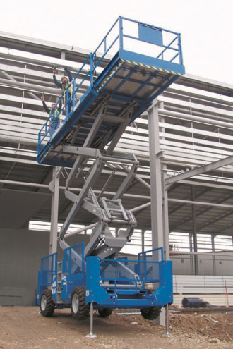 Scherenbühne 12 m Allrad 1134 kg Doppeldeck