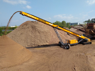 Mobilny przenośnik gąsienicowy BARFORD R6536TR radialny