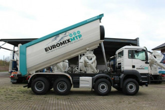 EuromixMTP 20m³ Mulden Kipper MAN 41.420 BB 8x4 EURO 6 